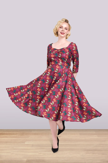 Linda Butterfly Dress 3/4