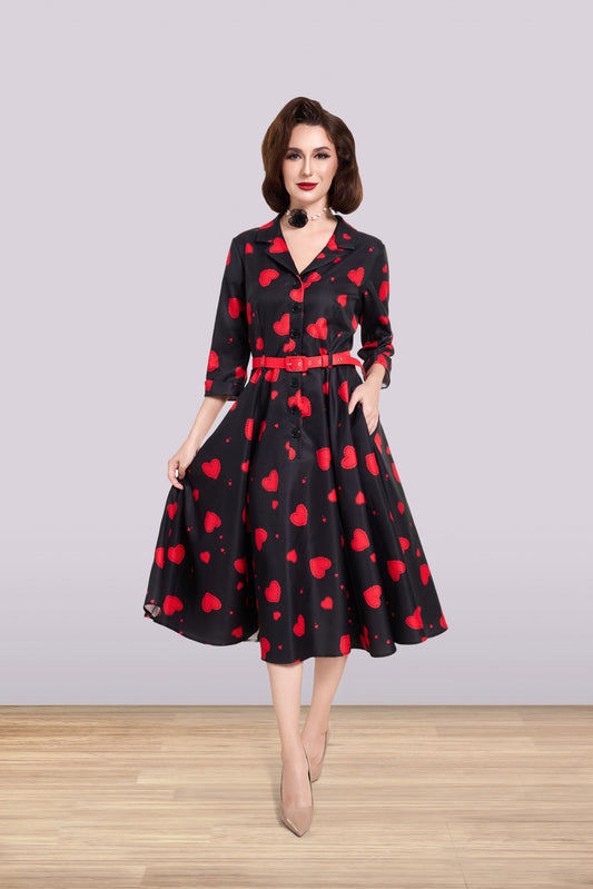 Christine Hearts Dress 3/4