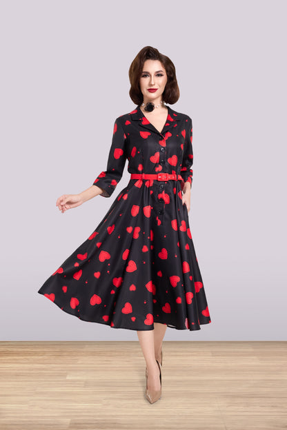 Christine Hearts Dress 3/4