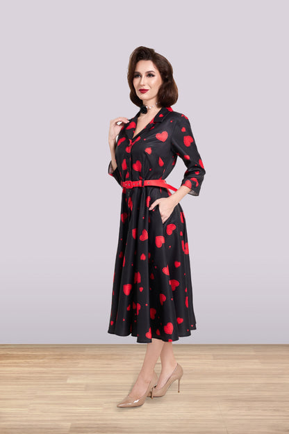 Christine Hearts Dress 3/4
