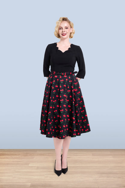 Christine Cherry Skirt