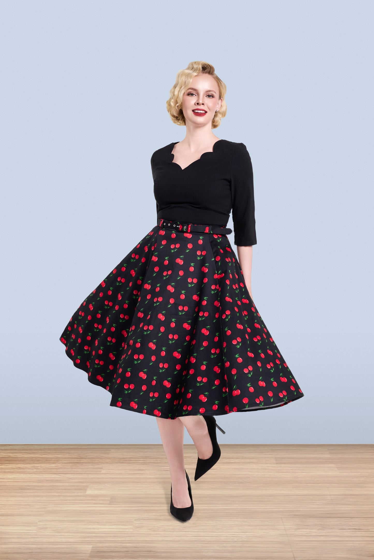 Christine Cherry Skirt