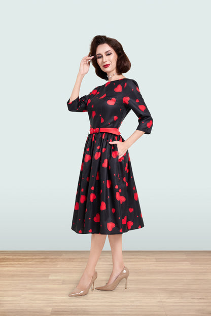 Audrey Hearts Dress 3/4