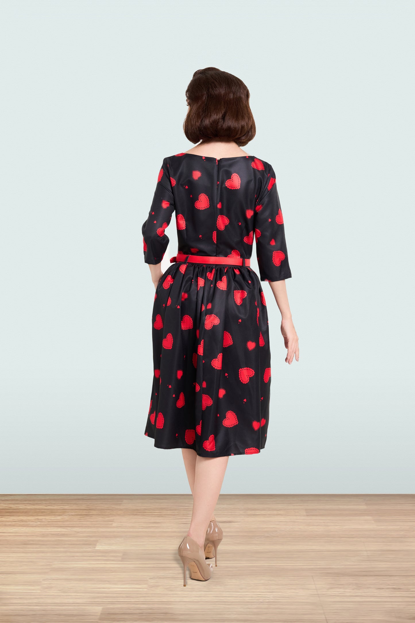 Audrey Hearts Dress 3/4