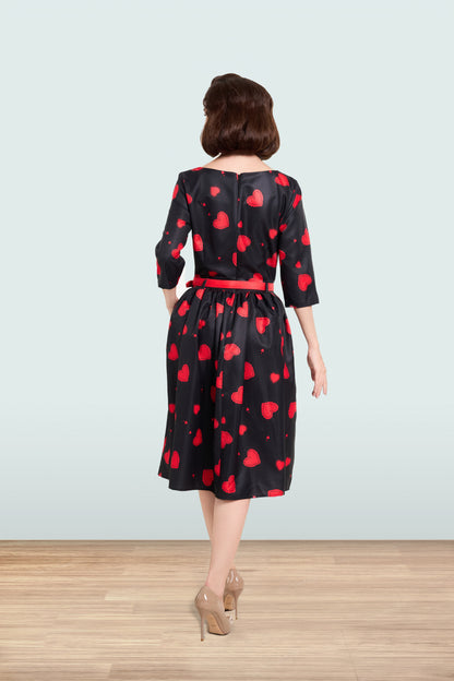 Audrey Hearts Dress 3/4