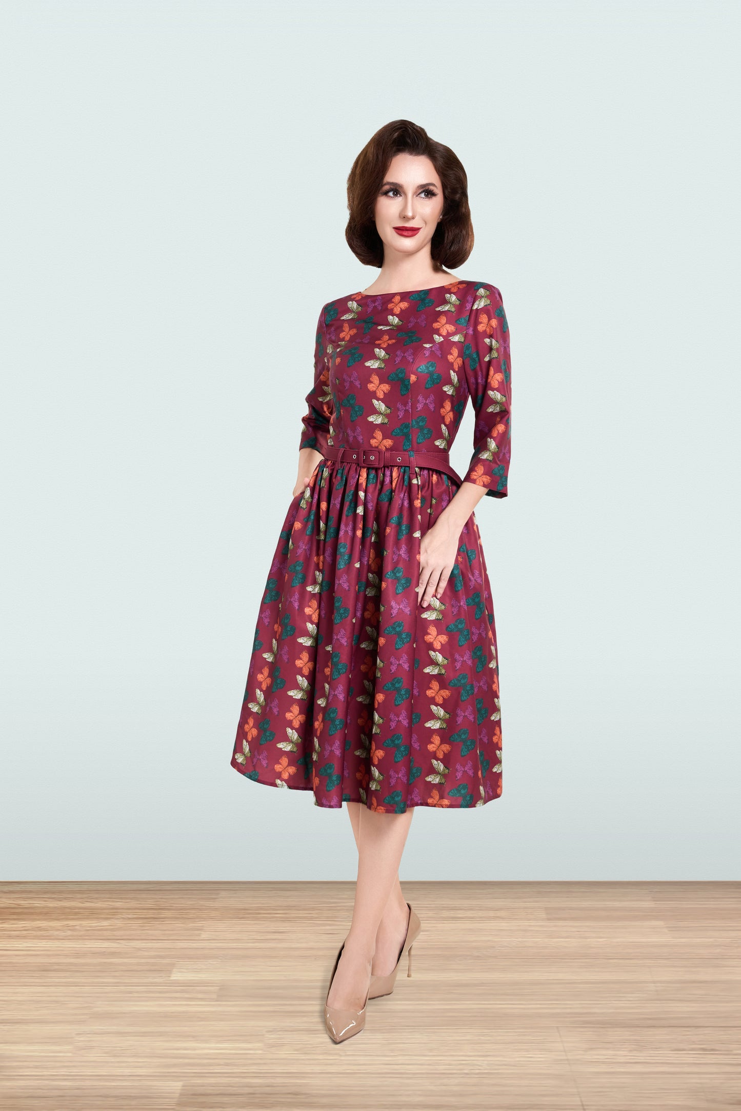 Audrey Butterfly Dress 3/4