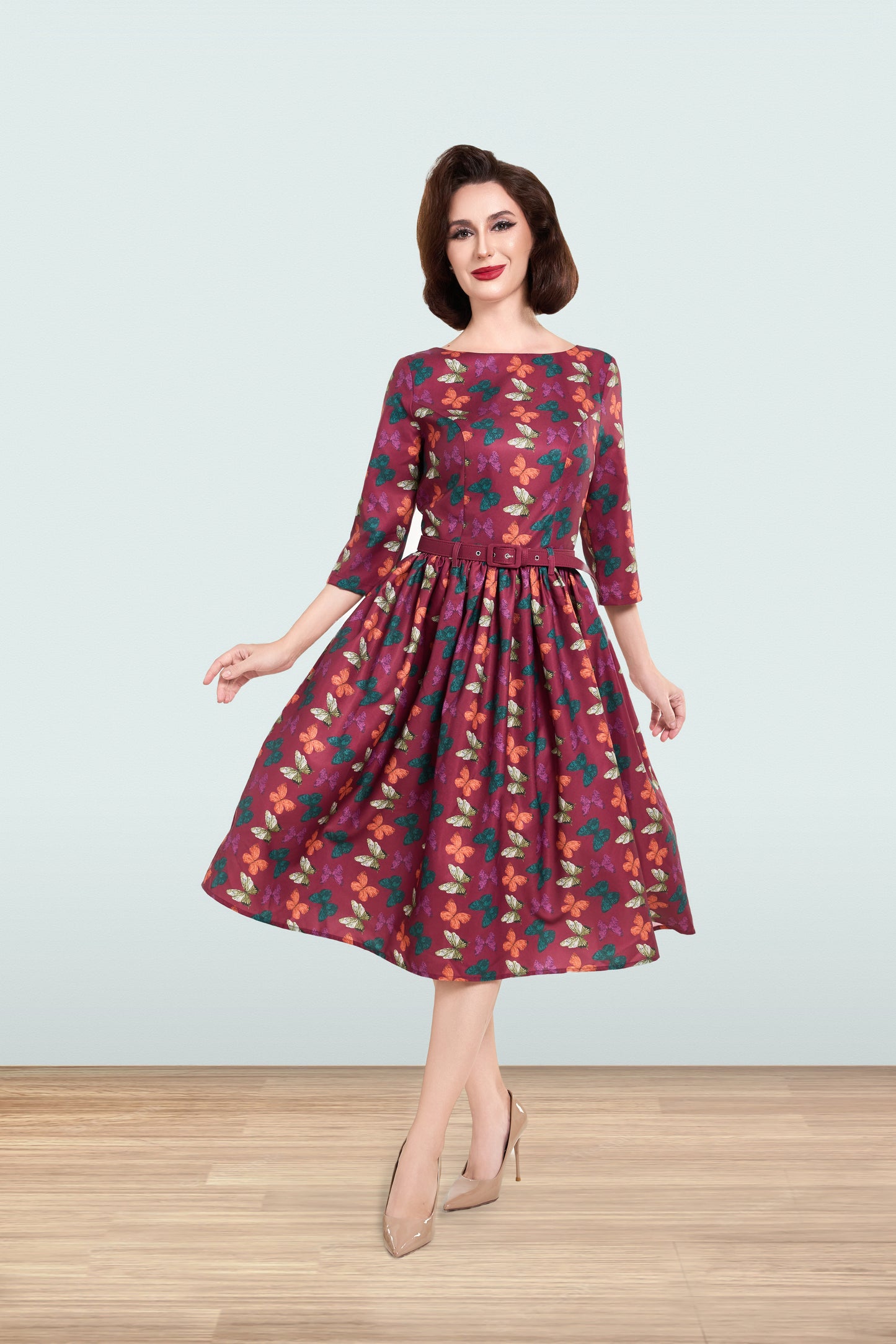 Audrey Butterfly Dress 3/4