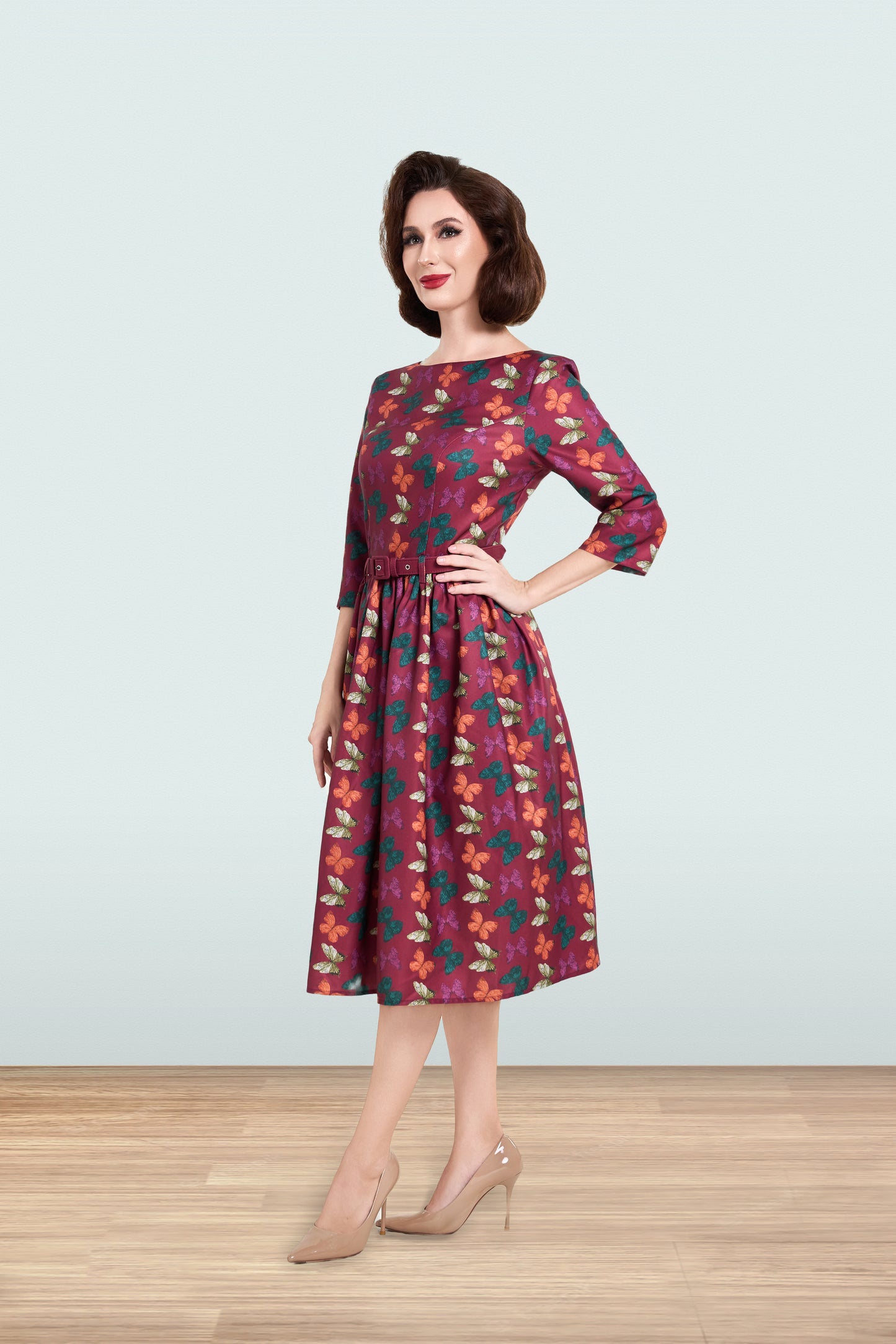 Audrey Butterfly Dress 3/4