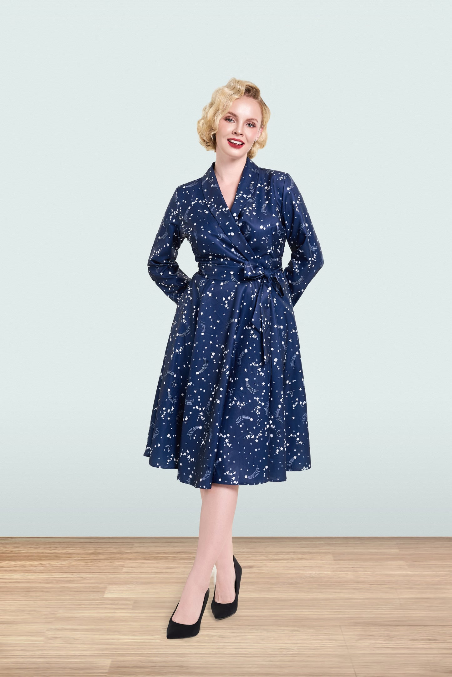 Vivi Stars Long Sleeve Dress