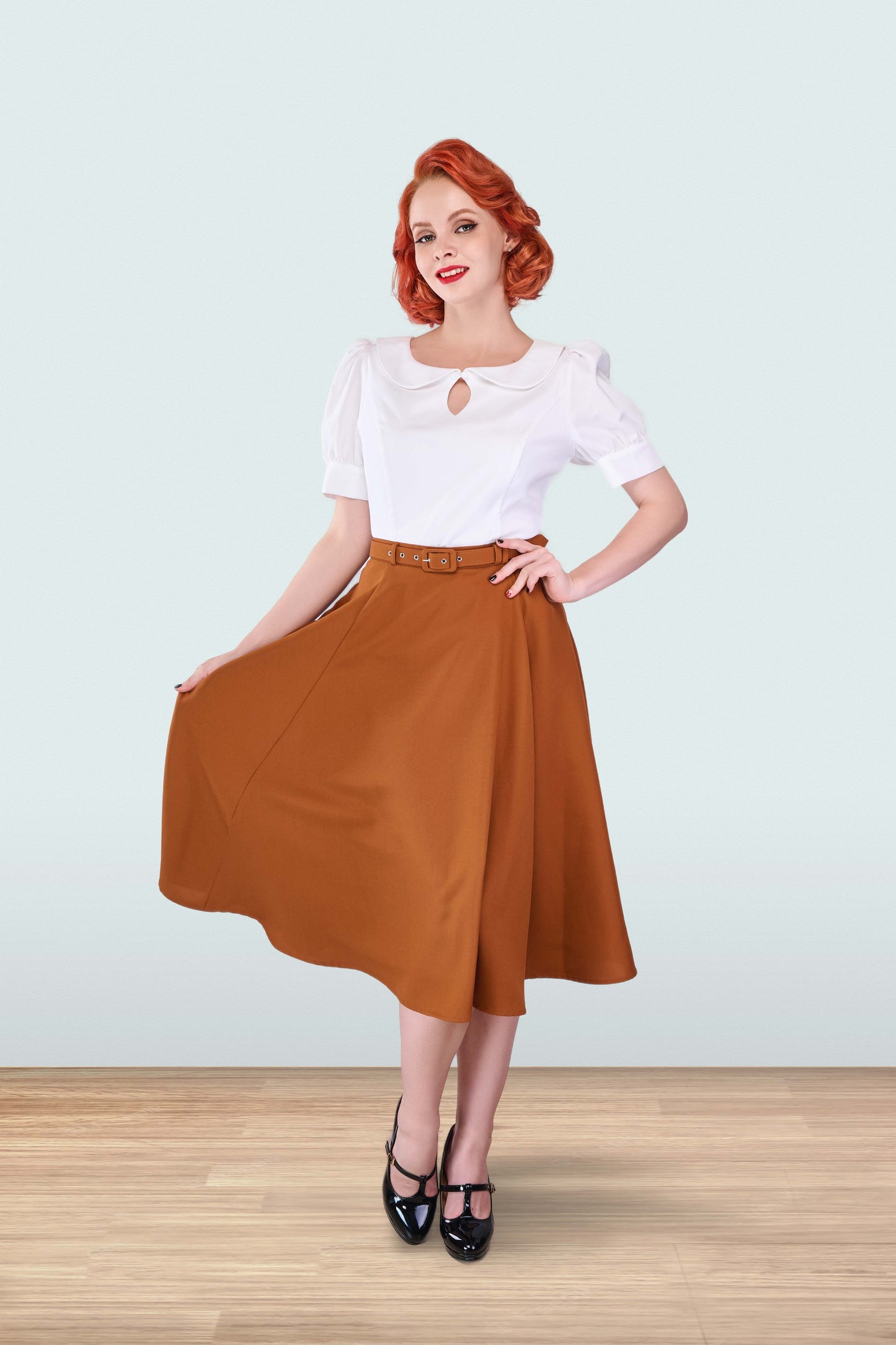 Christine Skirt Brown