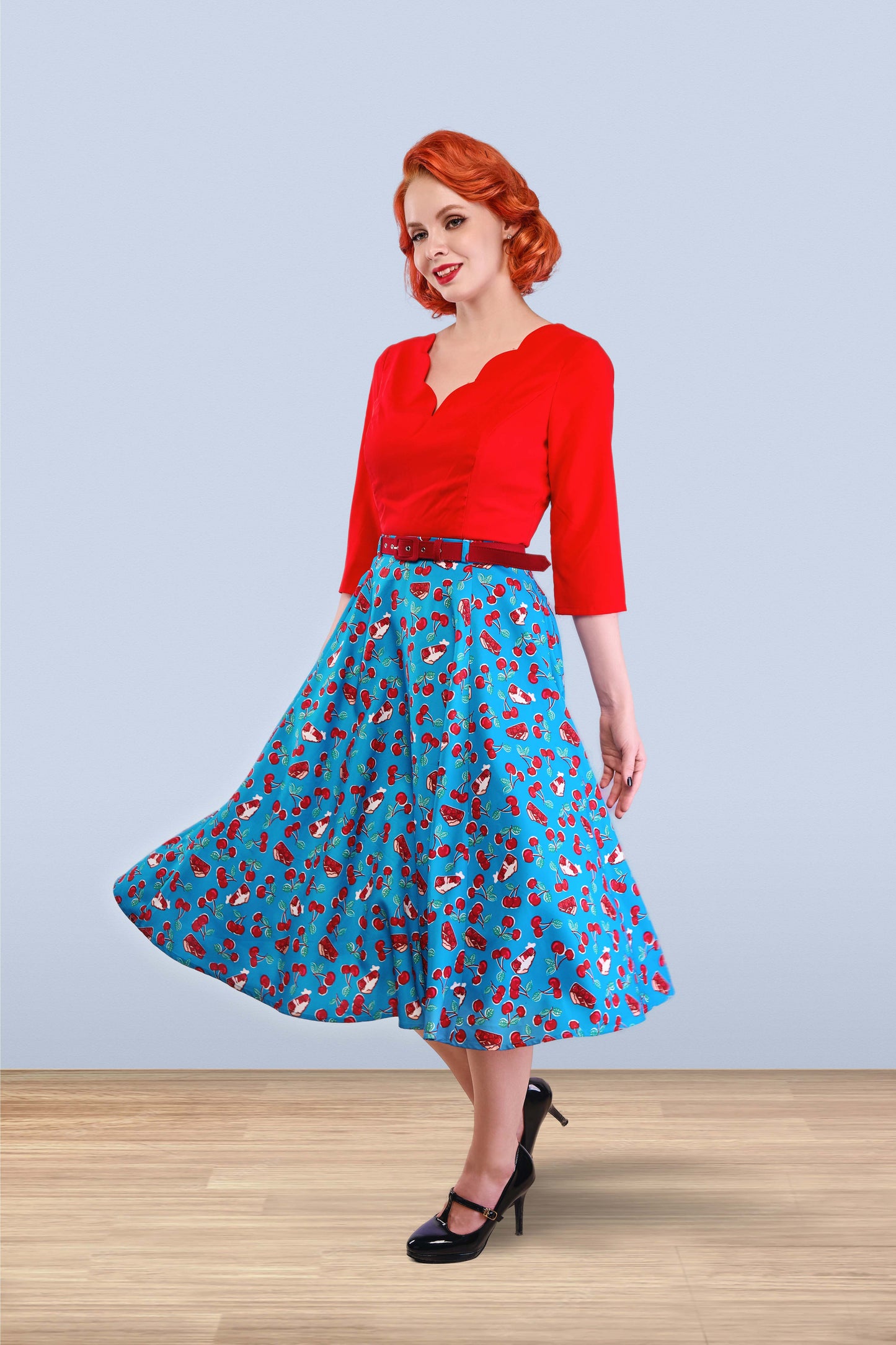 Odrie Blouse Red