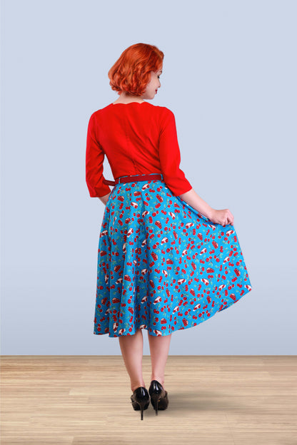 Odrie Blouse Red