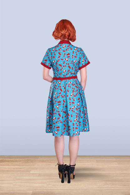 Betty Cherry Kleid