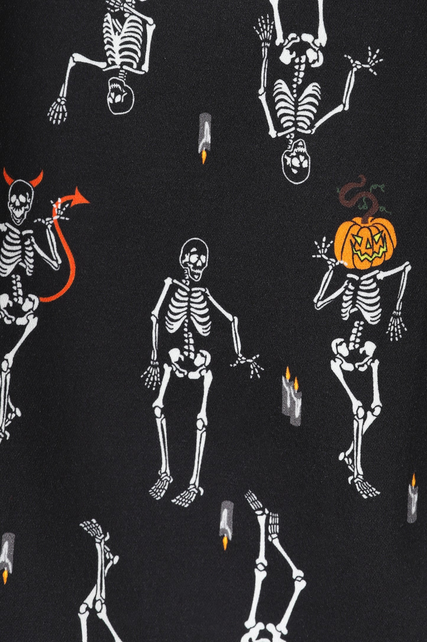 Jasmine Skeleton Boo-gie Swing Skirt