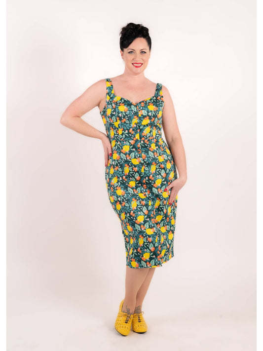 Jenifer Lemon Bloom Pencil Dress