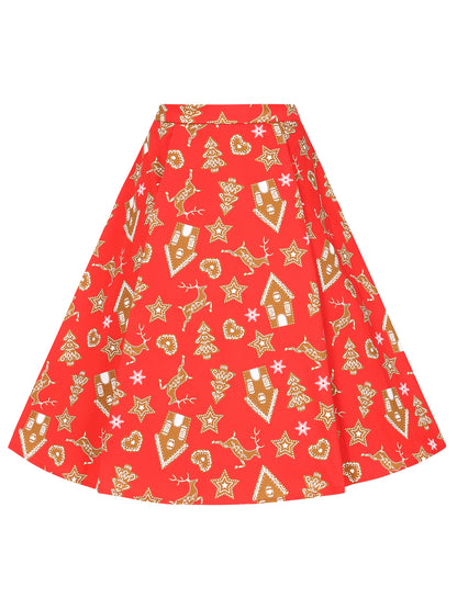 Josualda Ginger Cookies Swing Skirt