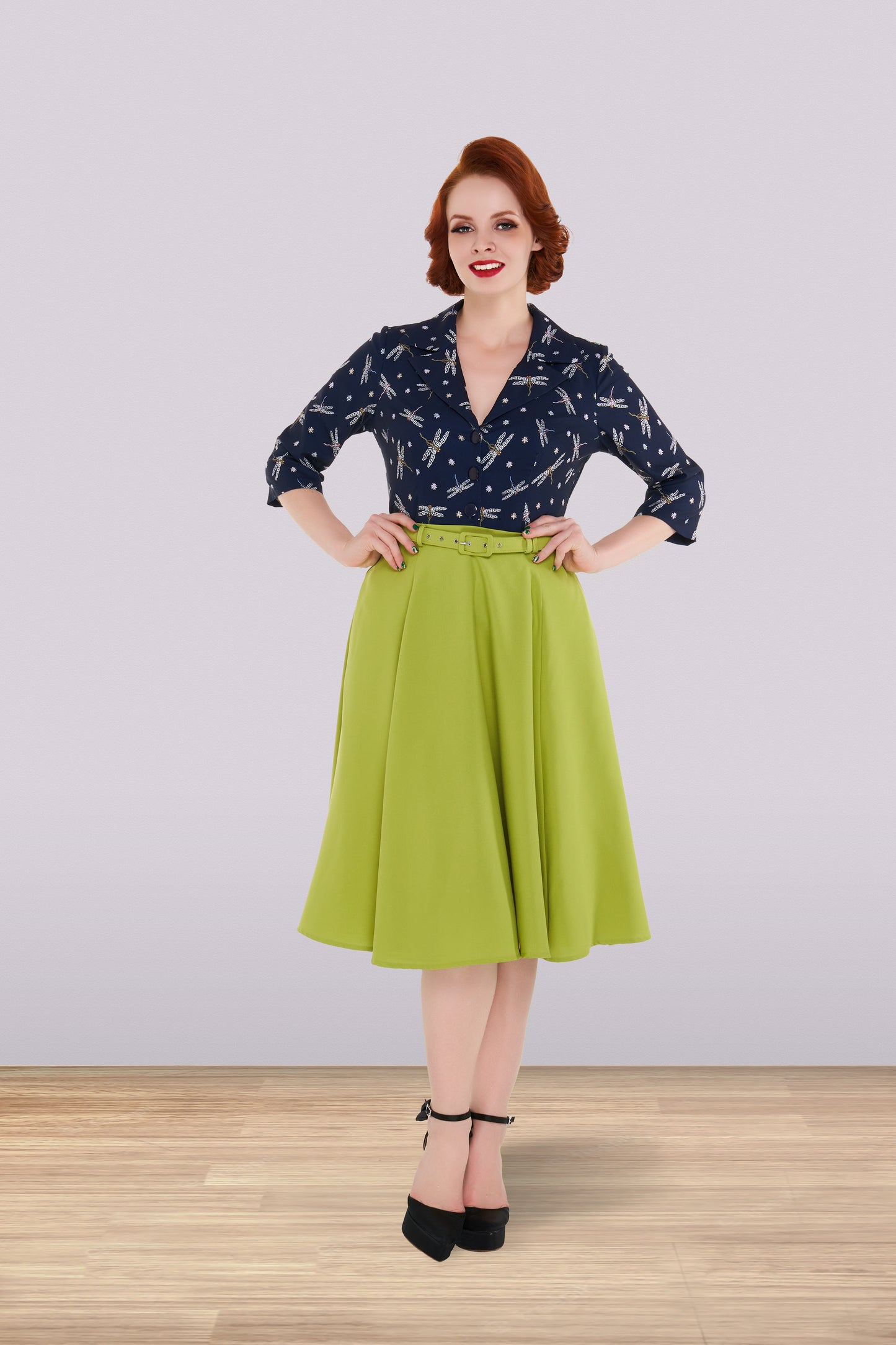 Christine Softie Skirt Green