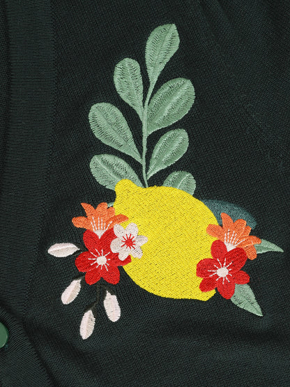 June Lemon Bloom Cardigan