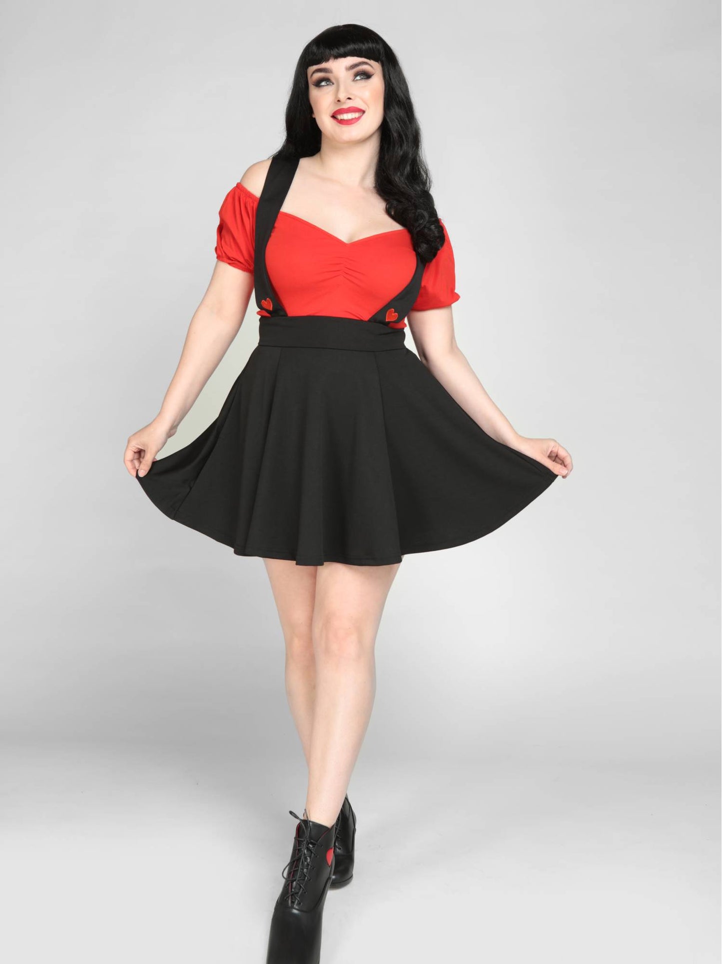Klara Suspender Skater Skirt