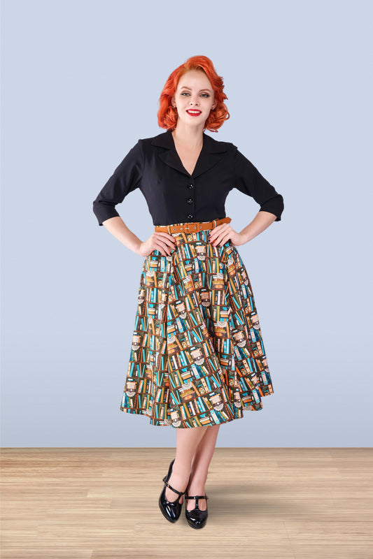 Julia-Bluse – Schwarz 