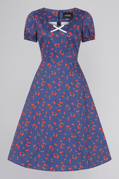 Leanne Mixed Berries Swing Dress