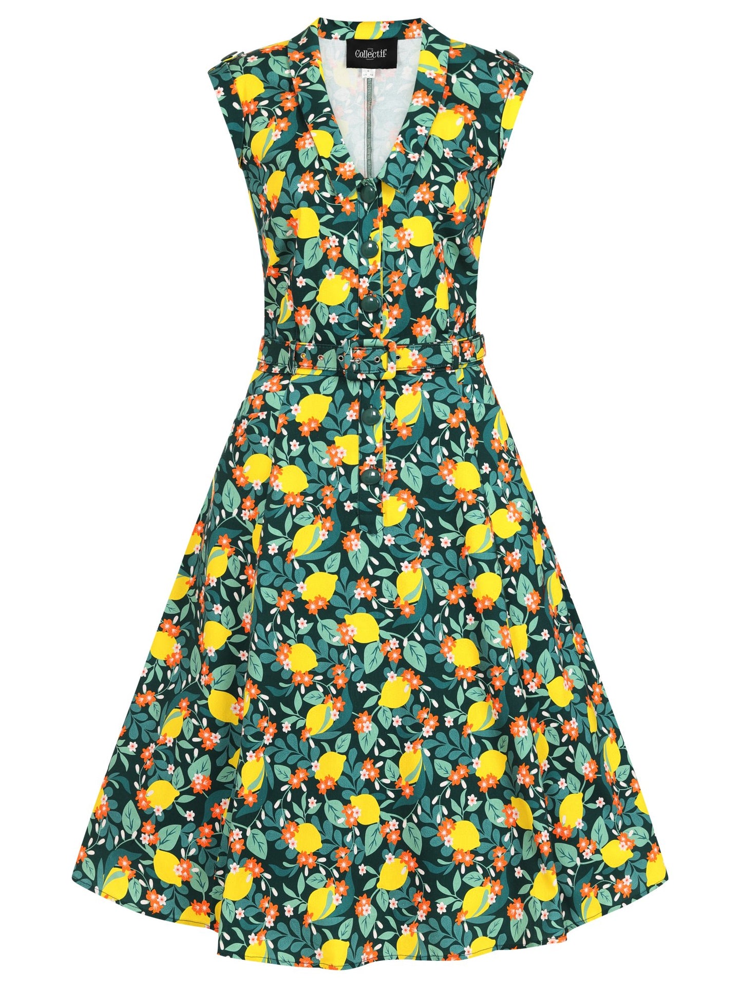 Leonie Lemon Bloom Swing Dress