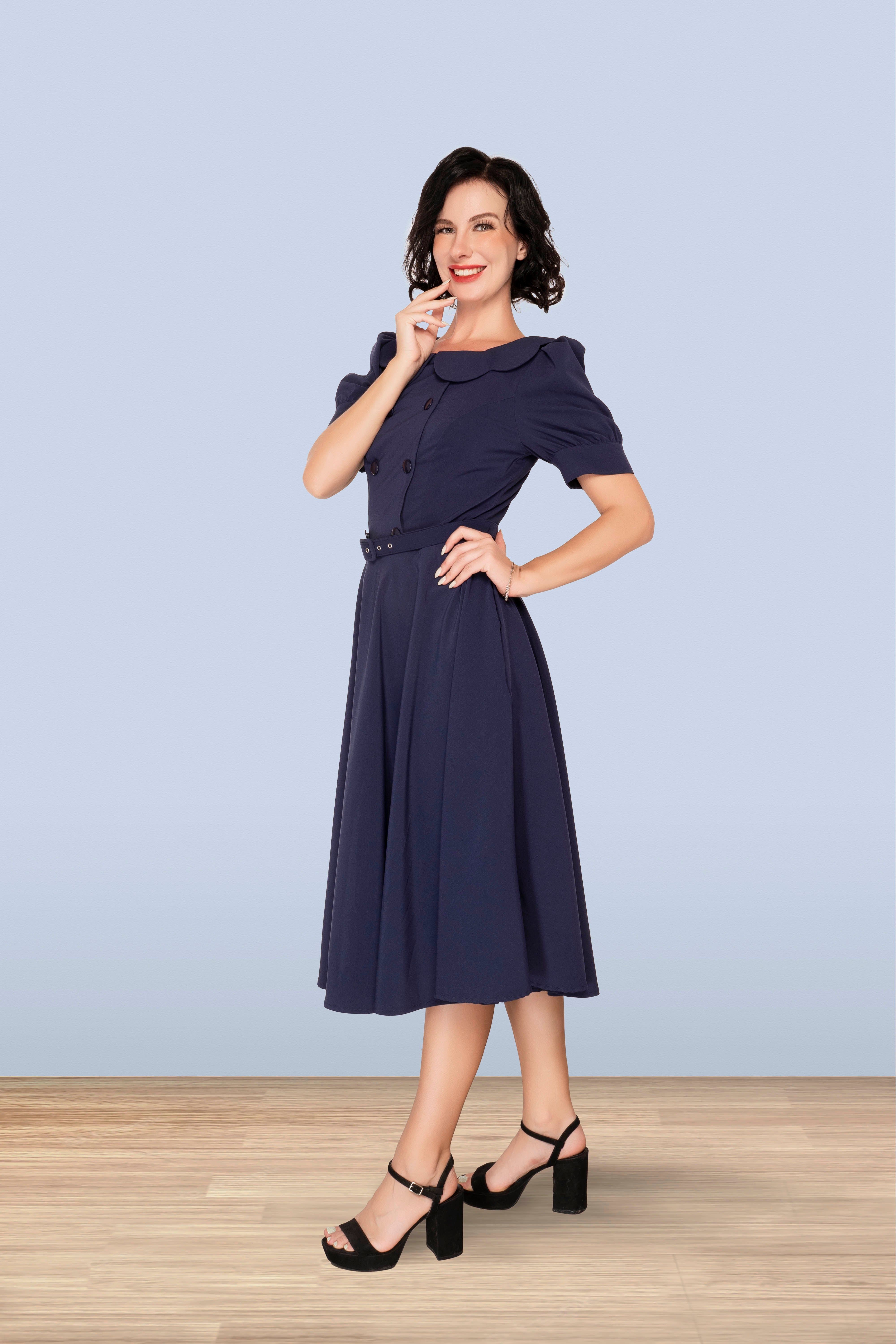Lindy bop blue dress sales