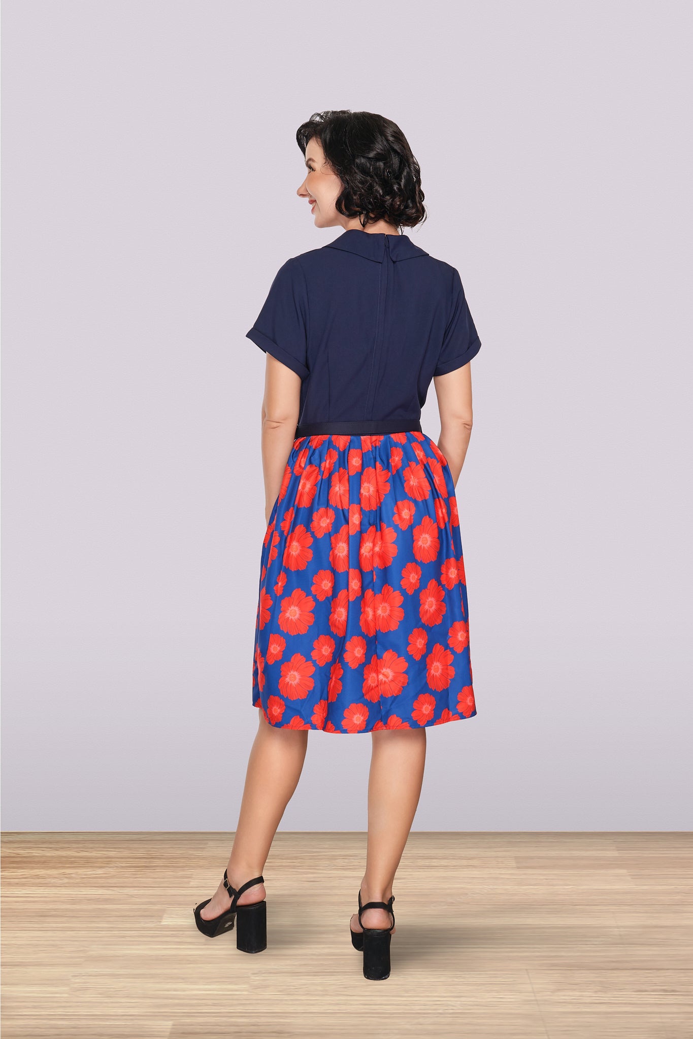 Yvonne Pleated Dress