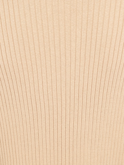 Mark Texture Knitted Jumper Cream