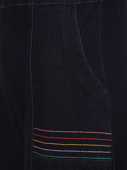 Mila Rainbow Dungarees