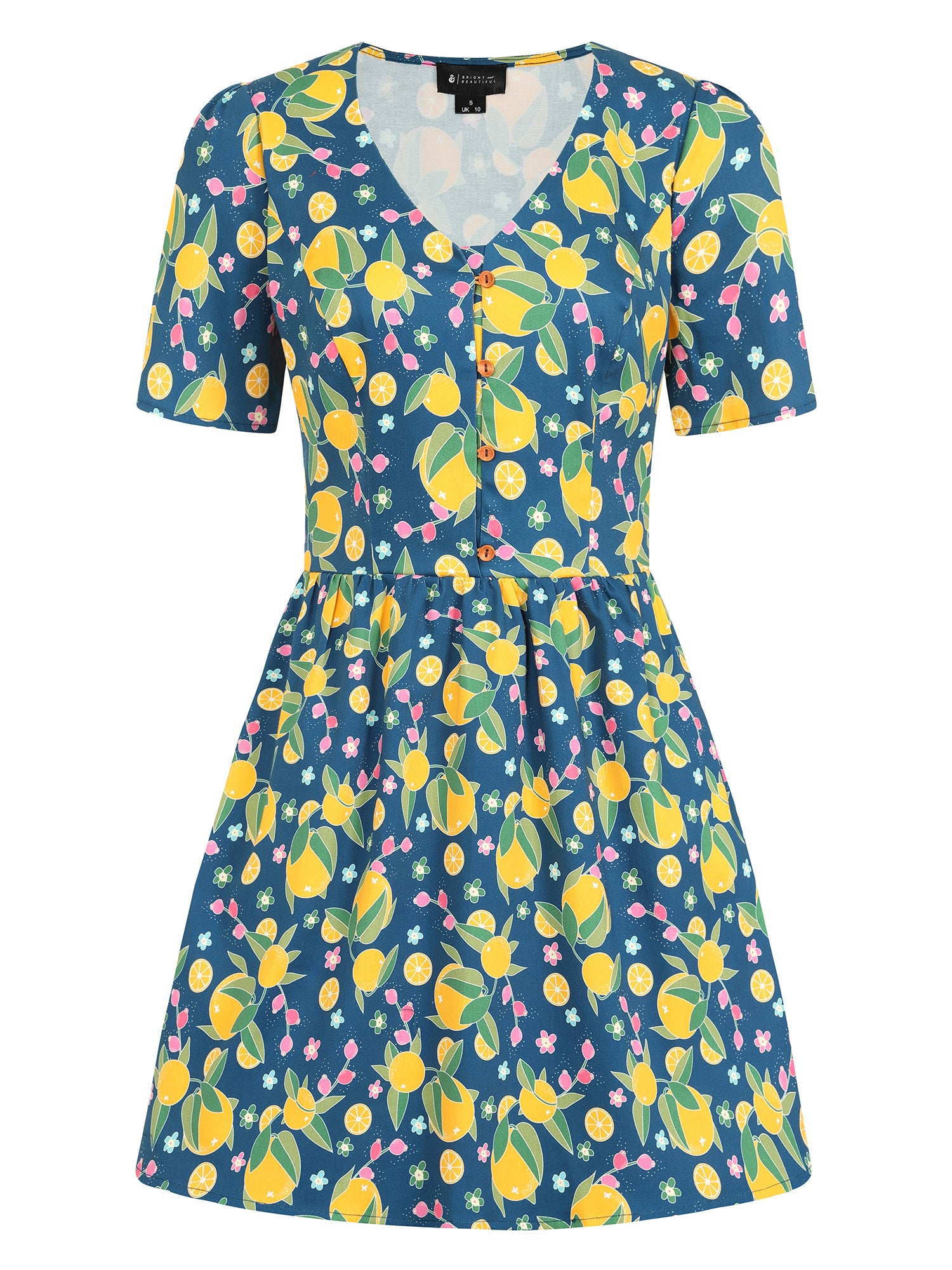lindy bop orange dress Misty Orange Bloom Dress Lindy Bop