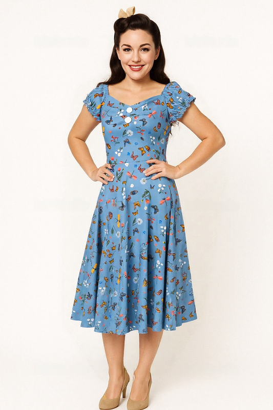 Nancy Butterfly Field Doll Dress