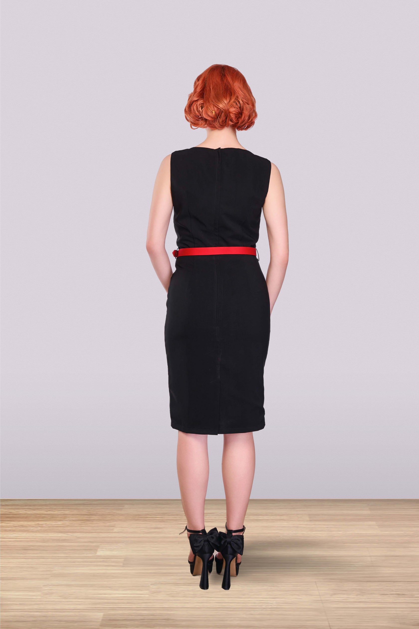 Lindy Bop Blanche Teal Pencil Dress main image 1
