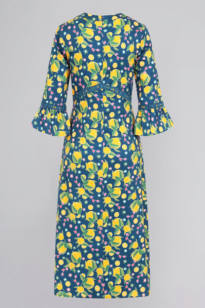 Poppy Orange Bloom Dress