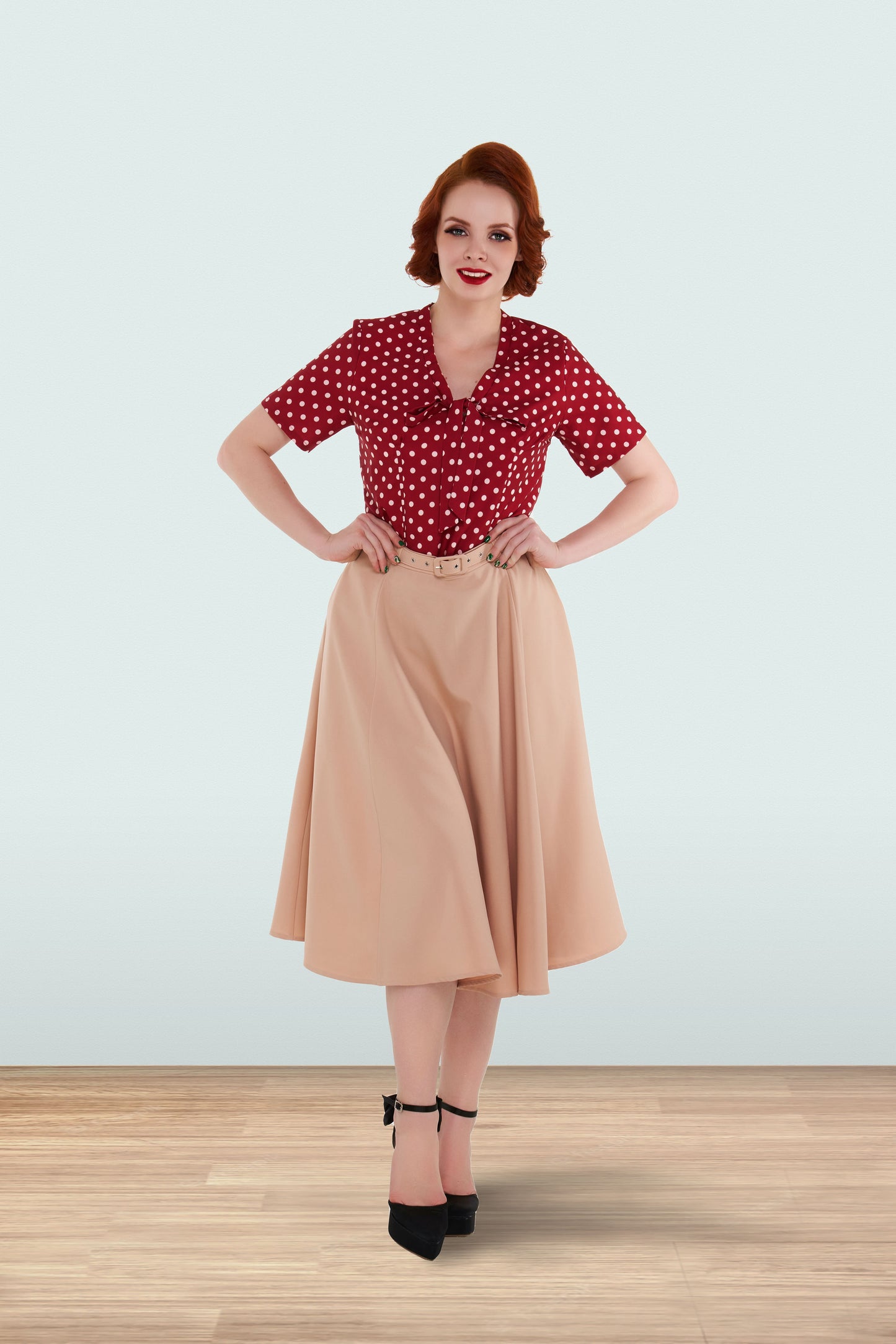 Rosan Blouse Burgundy