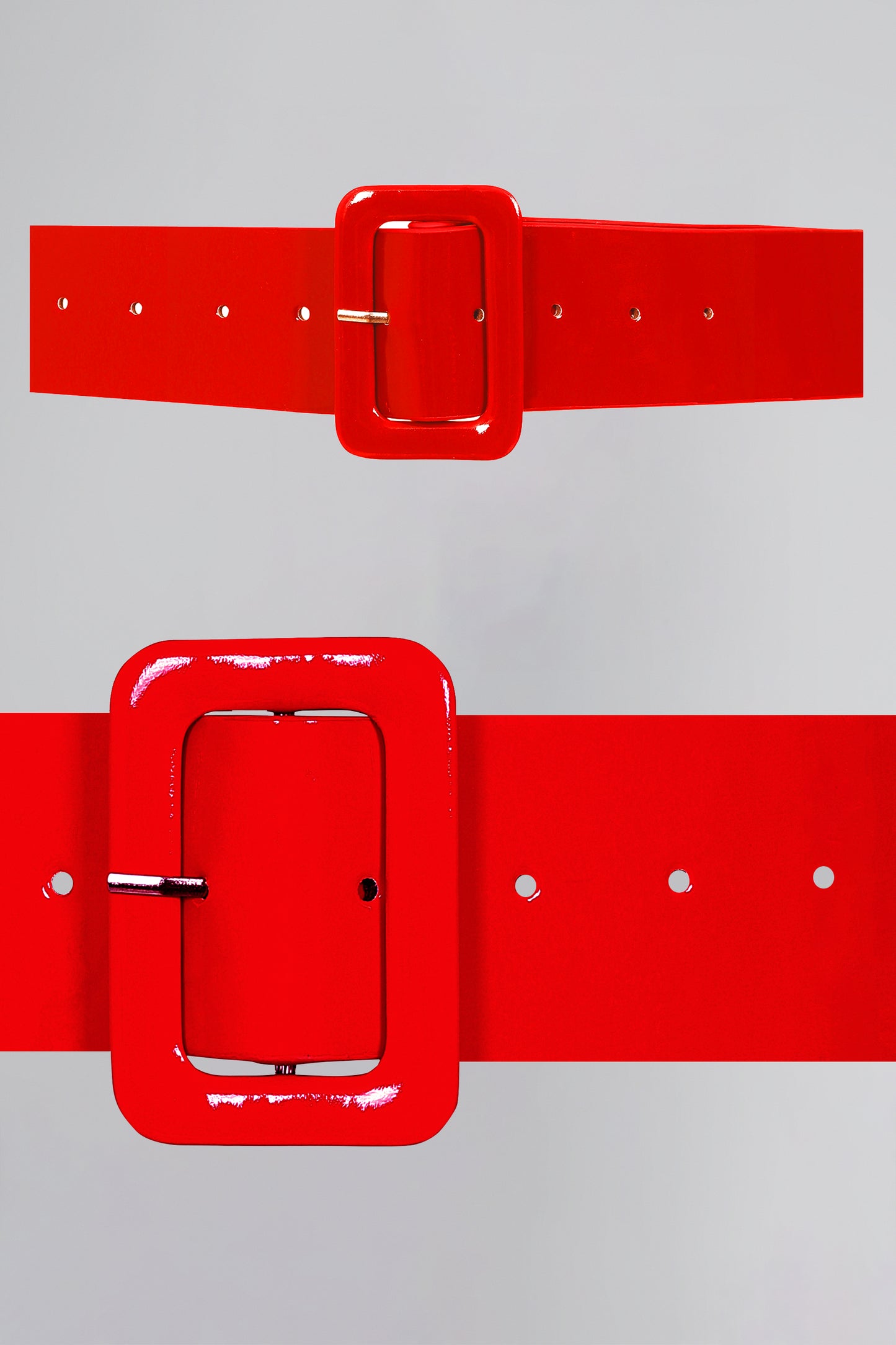 Sally Dual-Size Belt Red