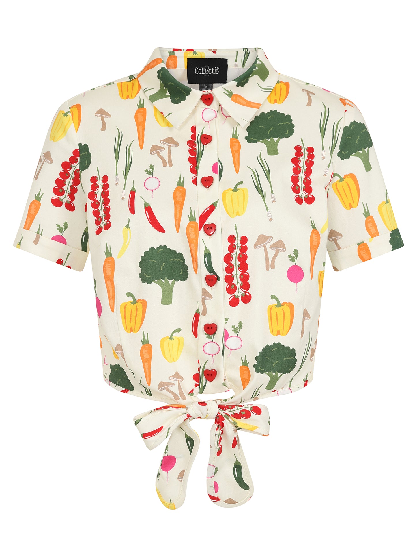 Sammy Vegetable Medley Tie Blouse