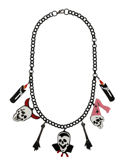 Skeleton Boo-gie Necklace