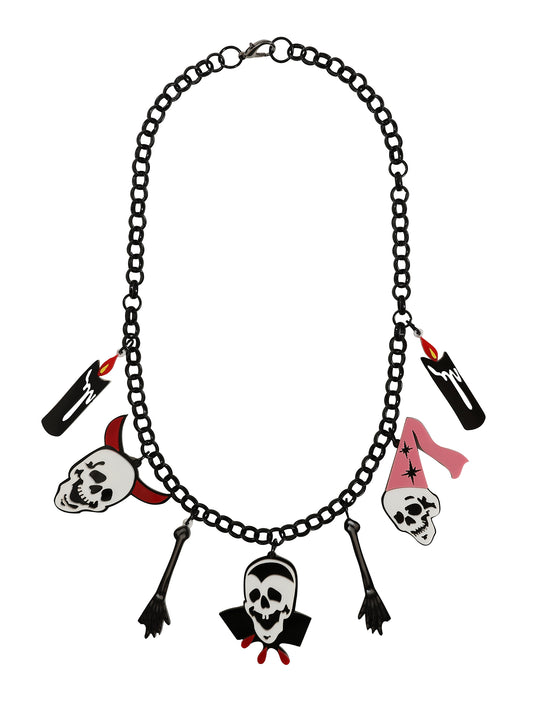 Skeleton Boo-gie Necklace