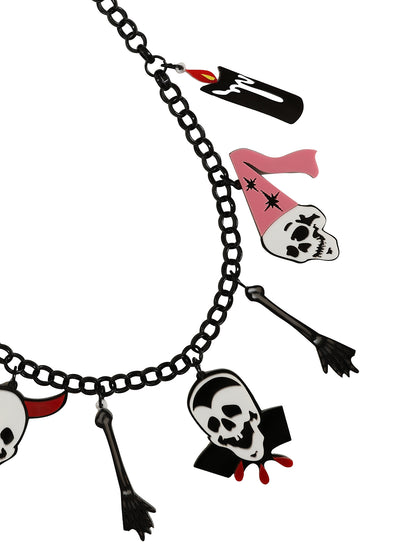 Skeleton Boo-gie Necklace
