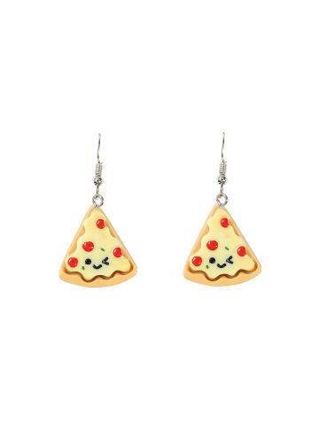 Smiley Pizza Earrings