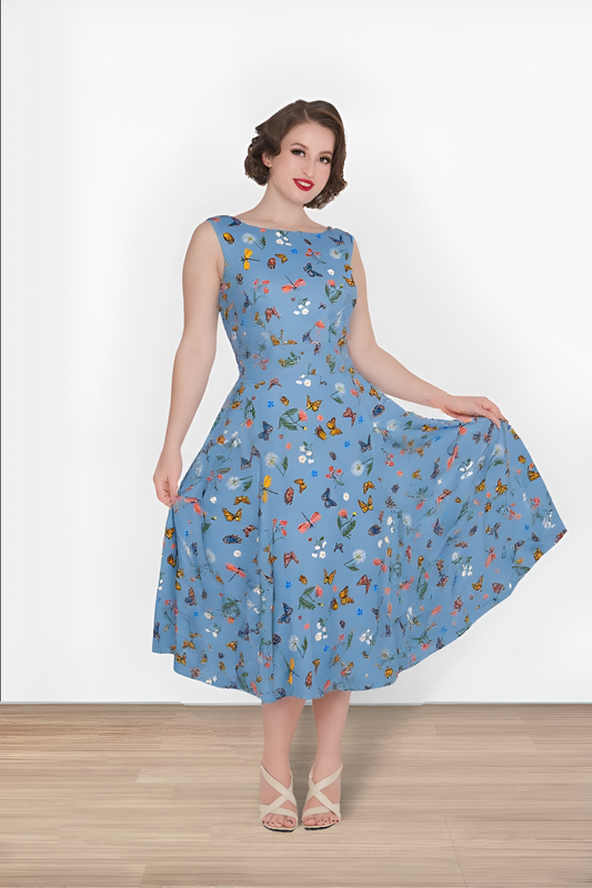 Sophia Butterfly Field Doll Dress