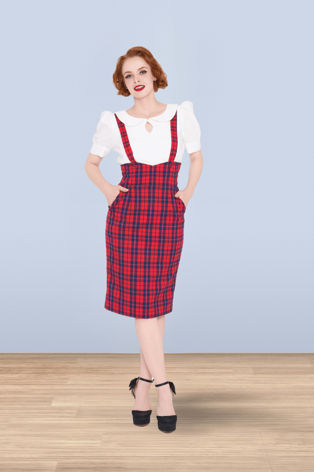 Thelma Check Skirt