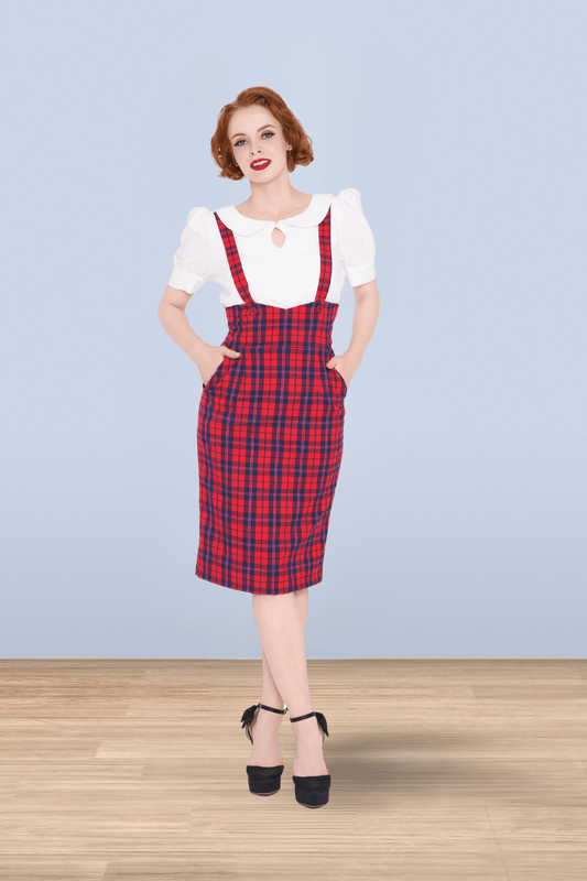 Thelma Check Skirt