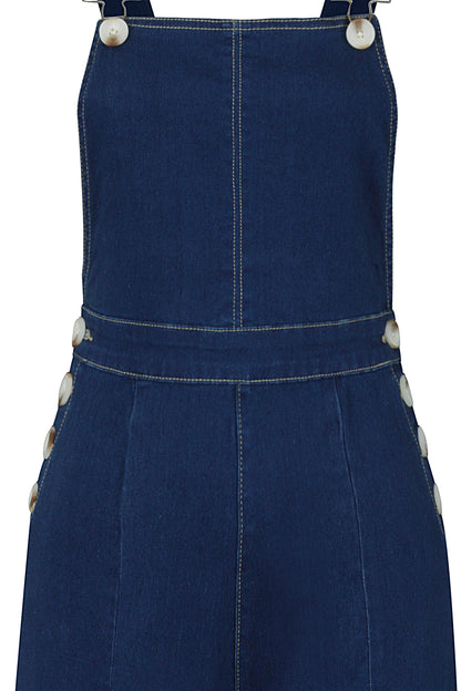 Thelma Denim Dungarees