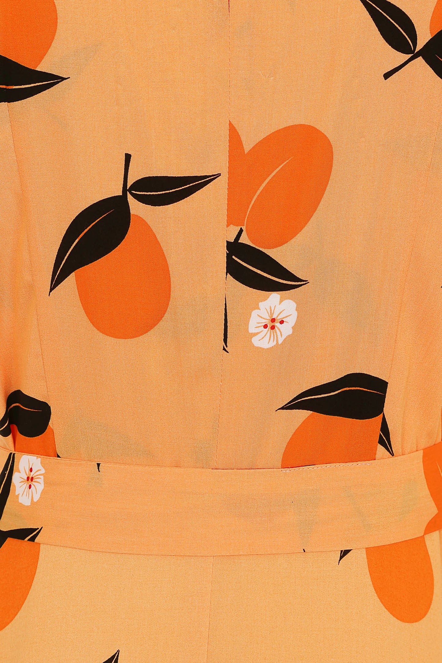 Thelma Mid-Century Apricot Maxi Dress