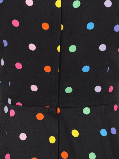 Thelma Rainbow Polka Dot Jumpsuit