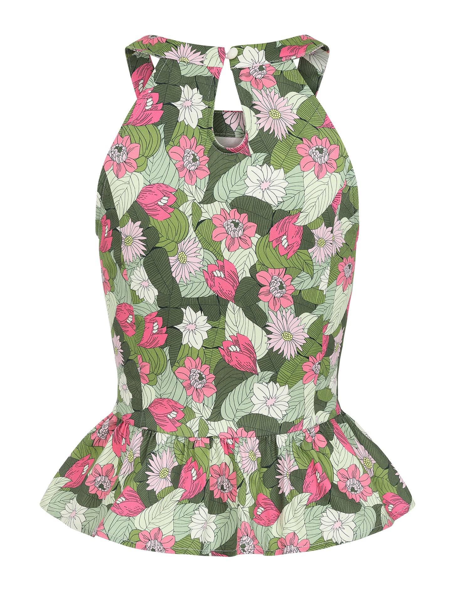 Tori Palm Blush Floral Top
