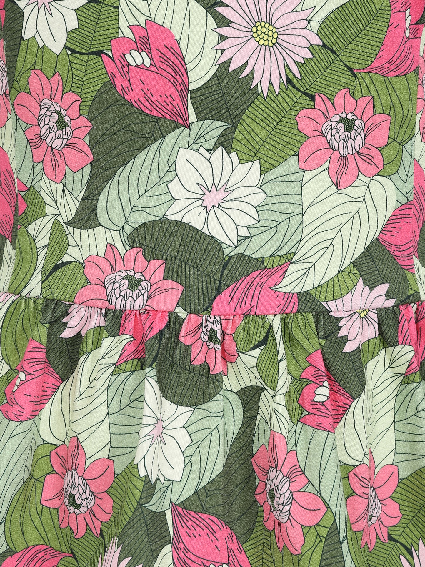 Tori Palm Blush Floral Top