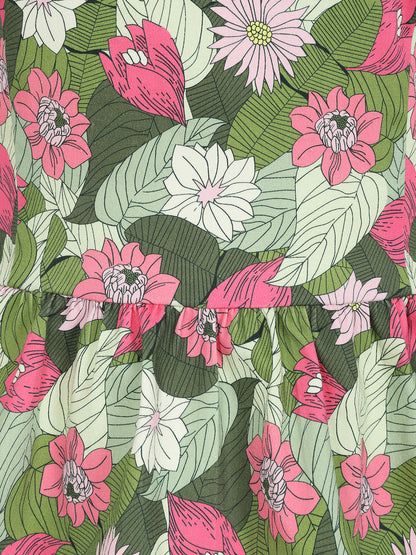 Tori Palm Blush Floral Top
